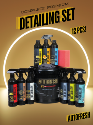 AutoFresh Luxe Autoreinigingsset - Complete 12-delige Premium Set